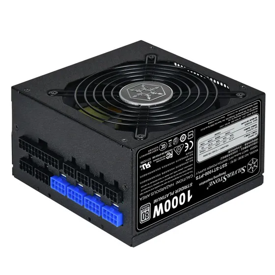 Silverstone Strider Platinum series 1000W 80 PLATINUM FULLY MODULAR SMPS SST-ST1000-PTS (USED) - Image 3